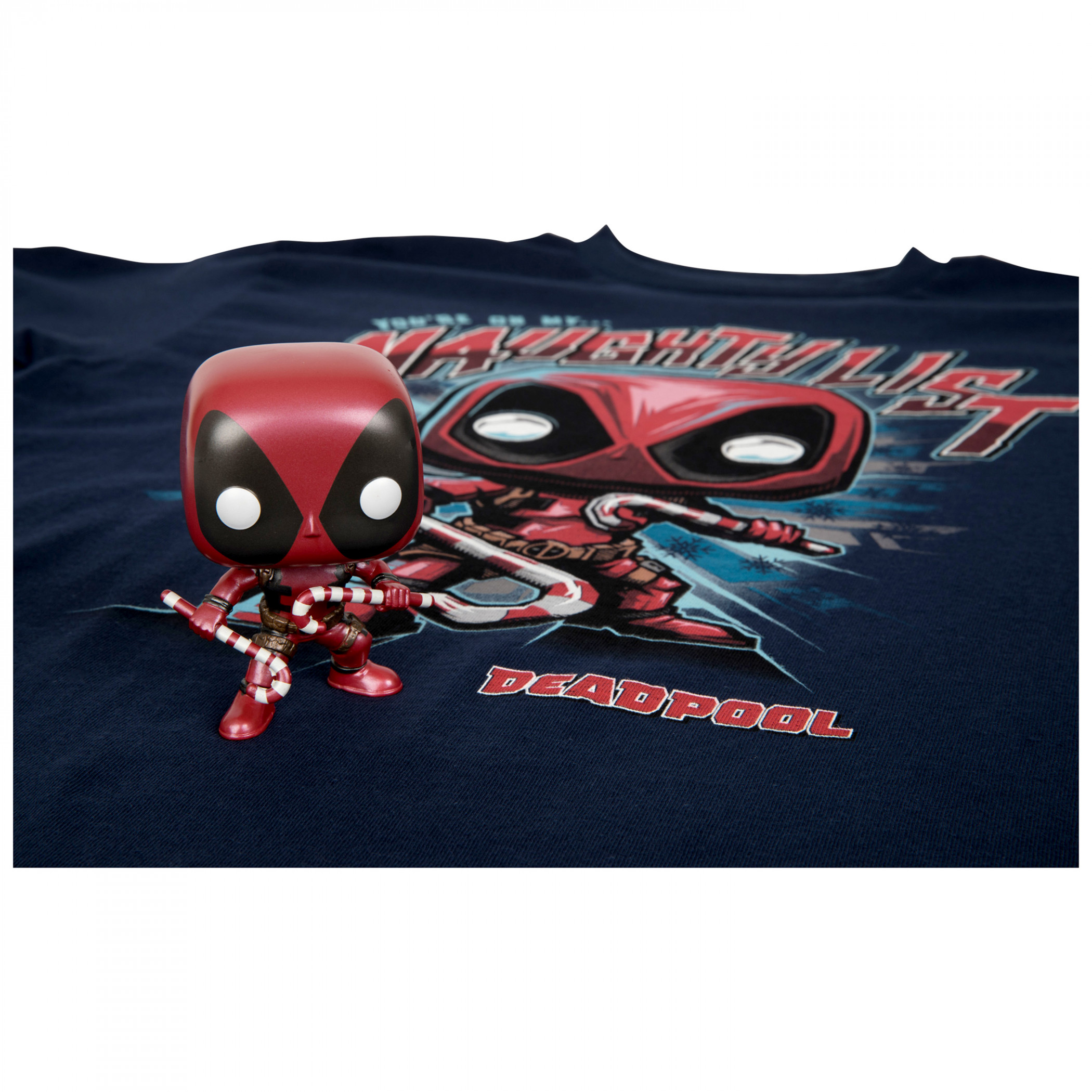 Marvel Holiday Deadpool Funko Pop! & T-Shirt Box Set